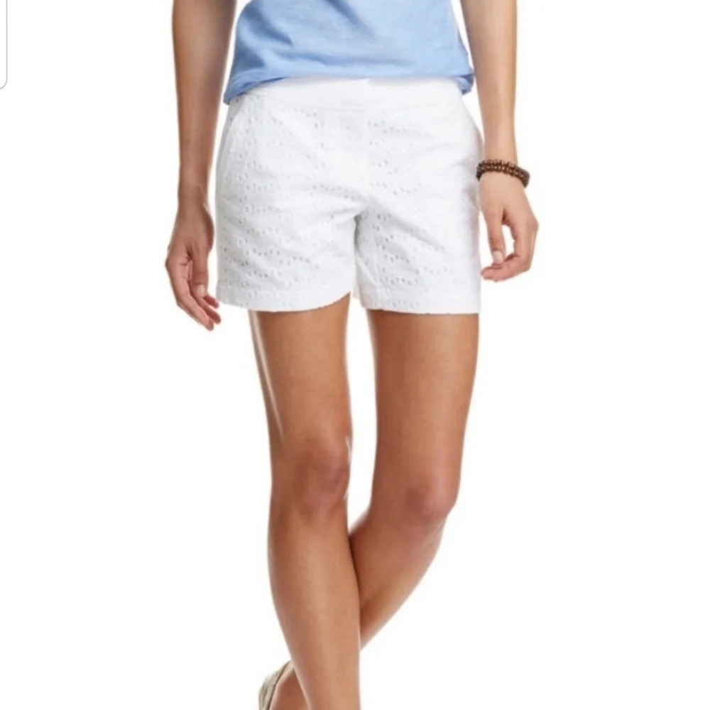 Cynthia Rowley White Eyelet Shorts 12